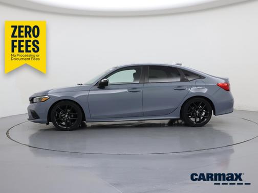 Gray 2022 Honda Civic Sport