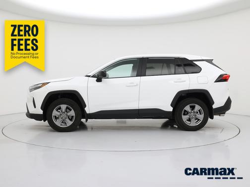 White 2023 Toyota RAV4 LE