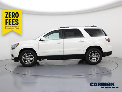 White 2015 GMC Acadia SLT