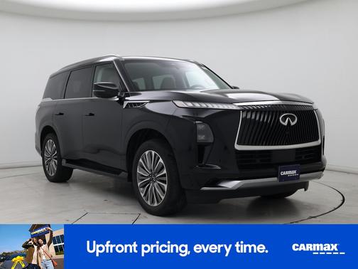 Black 2025 INFINITI QX80 Luxe
