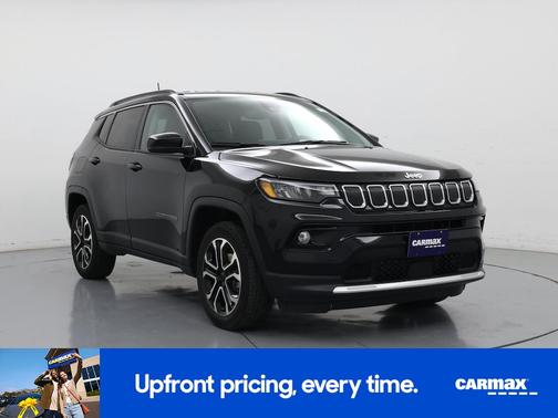 Black 2022 Jeep Compass Limited