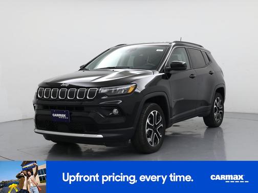 Black 2022 Jeep Compass Limited