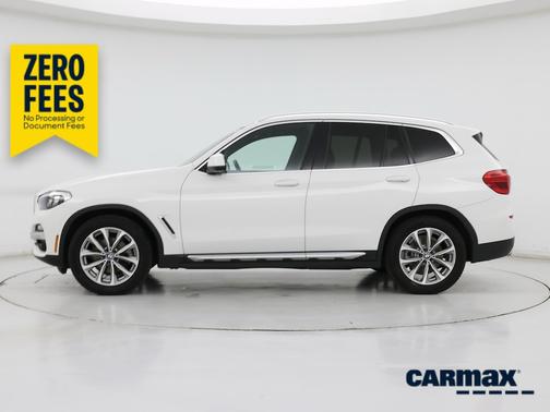 White 2019 BMW X3 XDrive30i
