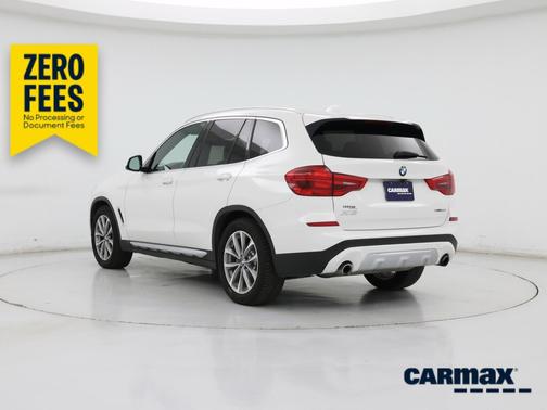White 2019 BMW X3 XDrive30i