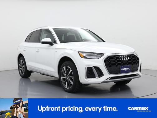 White 2022 Audi Q5 S-Line Premium Plus