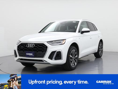 White 2022 Audi Q5 S-Line Premium Plus