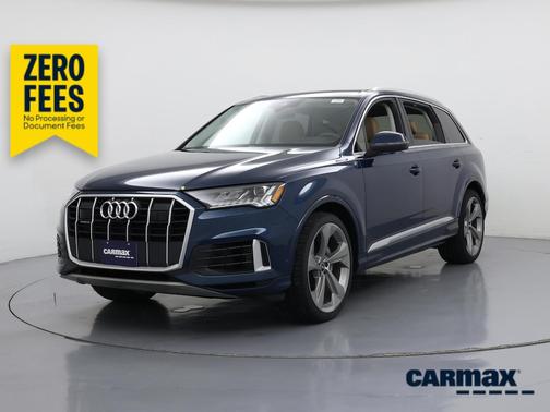 Blue 2021 Audi Q7 Prestige