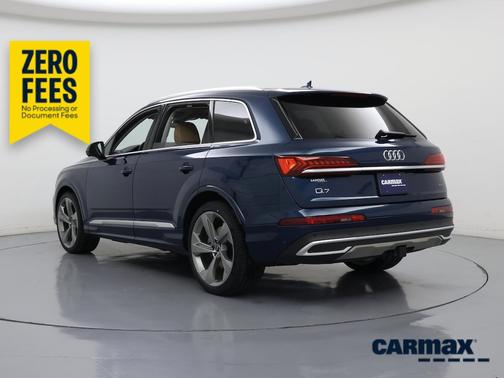 Blue 2021 Audi Q7 Prestige