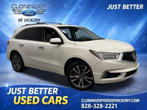 White Diamond Pearl 2019 Acura MDX 3.5 ADVANCE