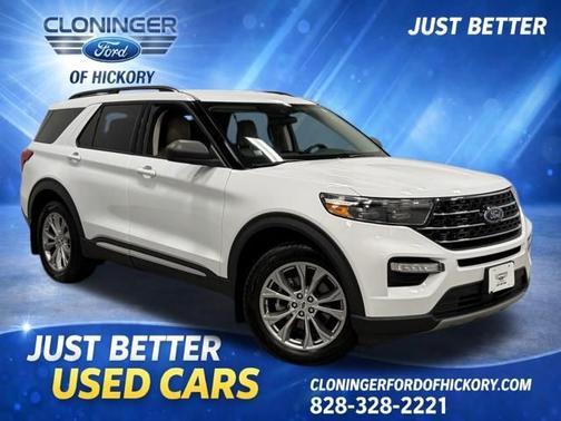 OXFORD WHITE 2020 Ford Explorer XLT