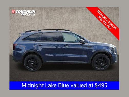 Midnight Lake Blue 2024 Kia Sorento EX