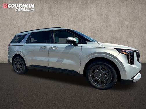 Ivory Silver 2026 Kia Carnival Hybrid EX