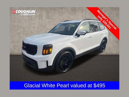 Glacial White Pearl 2024 Kia Telluride SX X-Line