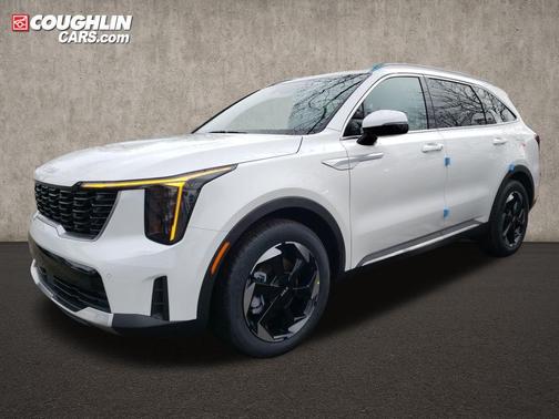 Snow White Pearl 2026 Kia Sorento Hybrid EX