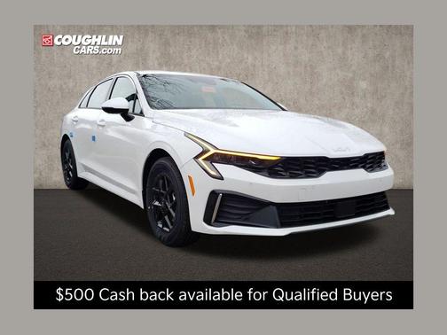 Snow White Pearl 2026 Kia K5 LXS FWD