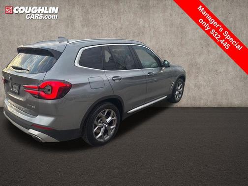 Gray Metallic 2024 BMW X3 xDrive30i