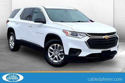 Summit White 2021 Chevrolet Traverse LS