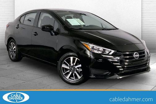 Black 2025 Nissan Versa 1.6 SV