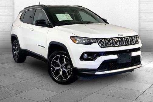 Bright White Clearcoat 2025 Jeep Compass Limited