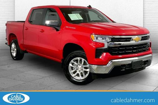 Red 2022 Chevrolet Silverado 1500 LT