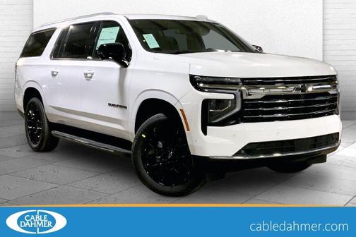 Summit White 2026 Chevrolet Suburban LT