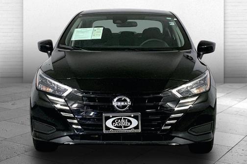 Black 2025 Nissan Versa 1.6 SV