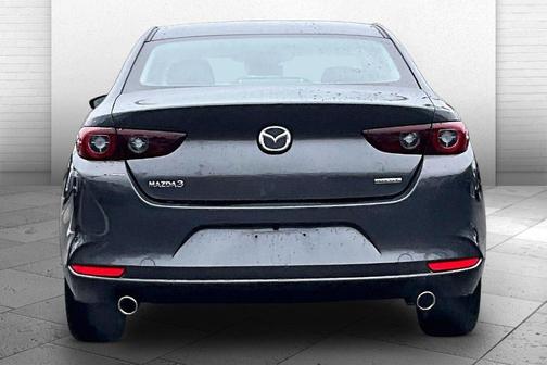 Machine Gray Metallic 2025 Mazda Mazda3 FWD w/Preferred Package
