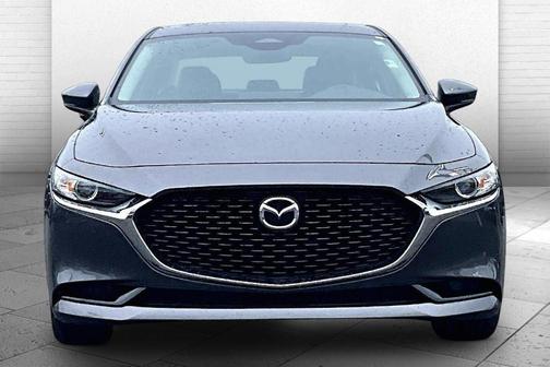 Machine Gray Metallic 2025 Mazda Mazda3 FWD w/Preferred Package