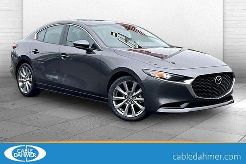 Machine Gray Metallic 2025 Mazda Mazda3 FWD w/Preferred Package