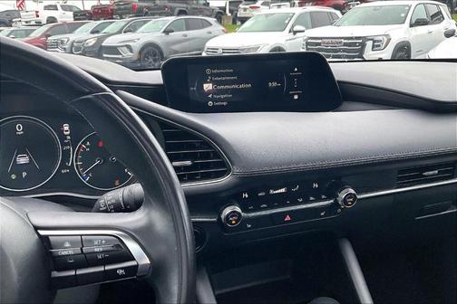 Machine Gray Metallic 2025 Mazda Mazda3 FWD w/Preferred Package
