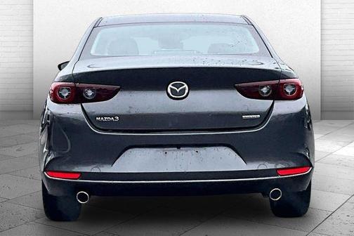 Machine Gray Metallic 2025 Mazda Mazda3 FWD w/Preferred Package