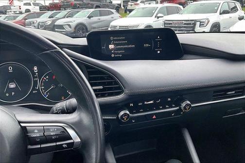Machine Gray Metallic 2025 Mazda Mazda3 FWD w/Preferred Package
