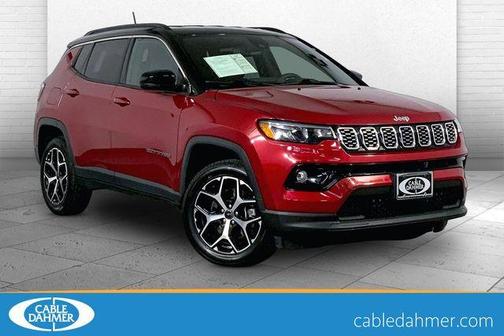 Red 2025 Jeep Compass Limited