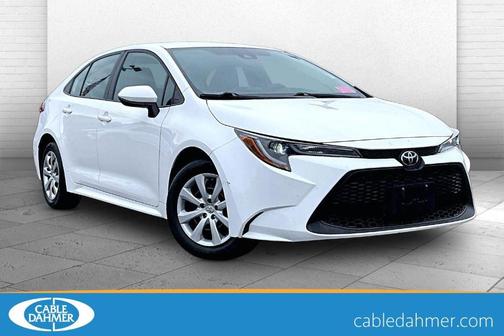 White 2022 Toyota Corolla LE