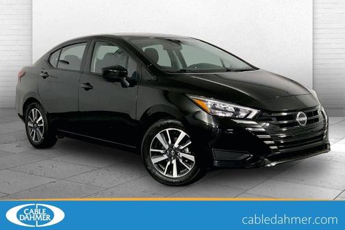 Black 2025 Nissan Versa 1.6 SV