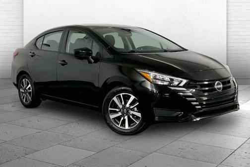 Black 2025 Nissan Versa 1.6 SV