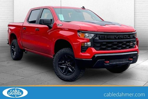 Red 2026 Chevrolet Silverado 1500 Custom Trail Boss