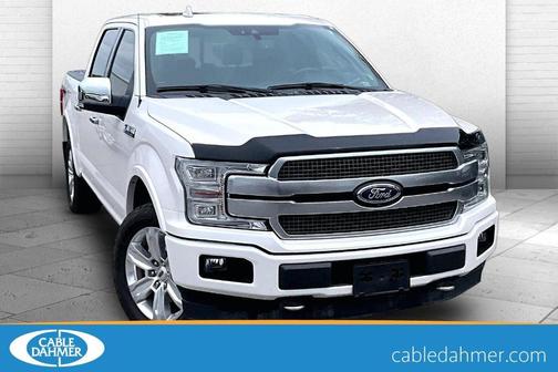 White Platinum Tri-Coat Metallic 2019 Ford F-150 Platinum