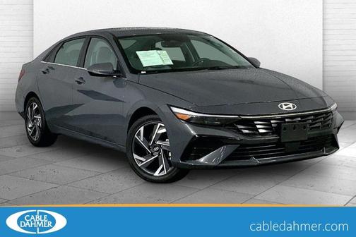 Gray 2025 Hyundai ELANTRA HEV Limited