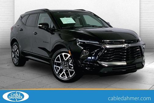 Black 2025 Chevrolet Blazer RS