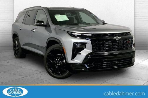 Sterling Gray Metallic 2025 Chevrolet Traverse RS