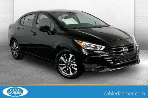 Black 2025 Nissan Versa 1.6 SV