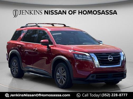 Scarlet Ember Tintcoat 2023 Nissan Pathfinder SV FWD