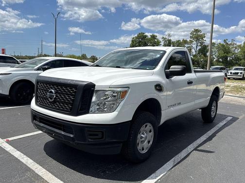 Glacier White 2017 Nissan Titan XD S