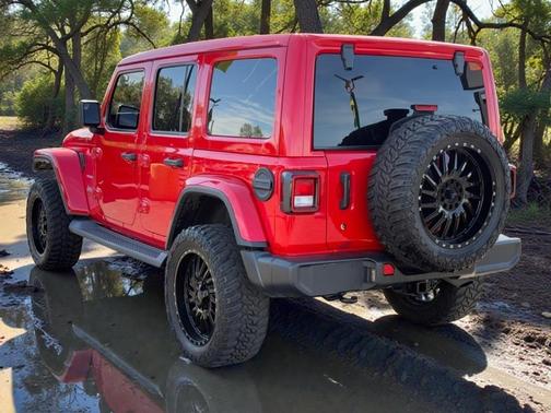 Red 2020 Jeep Wrangler Unlimited Sahara