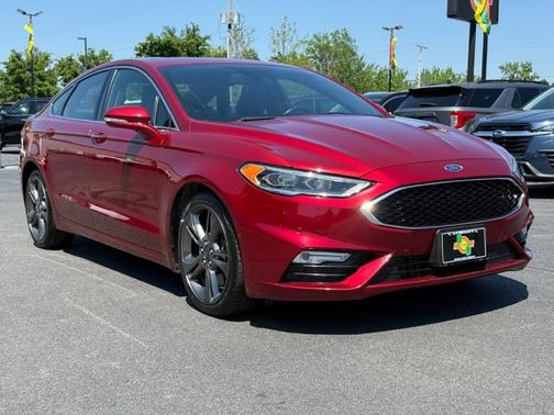 Red 2019 Ford Fusion Sport