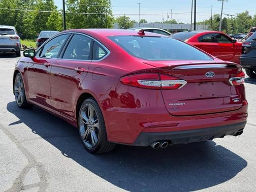 Red 2019 Ford Fusion Sport