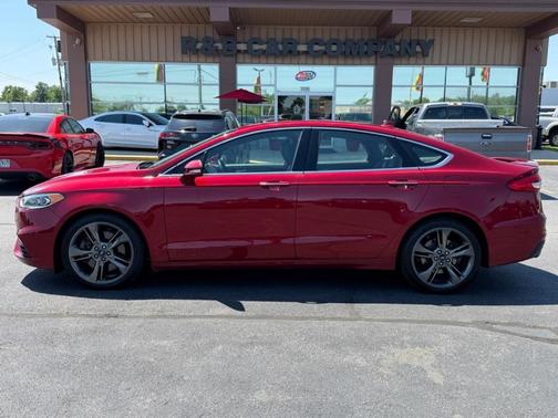 Red 2019 Ford Fusion Sport