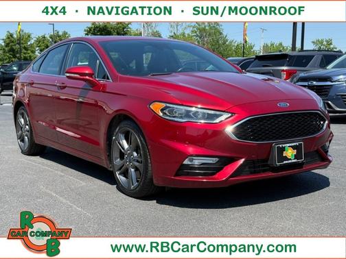Red 2019 Ford Fusion Sport