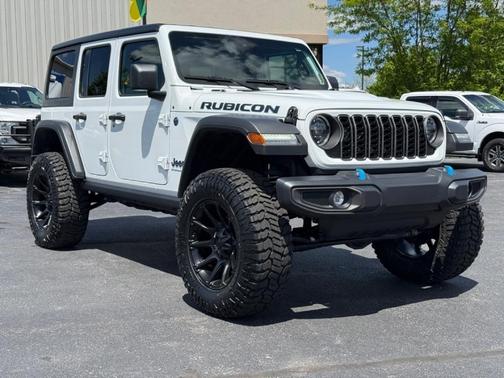 White 2025 Jeep Wrangler 4xe Rubicon